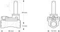 Danfoss 032U7115 — Клапан электромагнитный EV220B, присоединение внутренняя резьба G 1/2, материал уплотнения EPDM, нормально закрытый